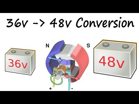 Club Car Golf Cart Build | 36v to 48v Conversion [part 3] | Converting Soc Meter From 36v to 48v