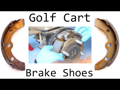 Golf Cart Brake Job [part 1]: Installing New Brake Shoes